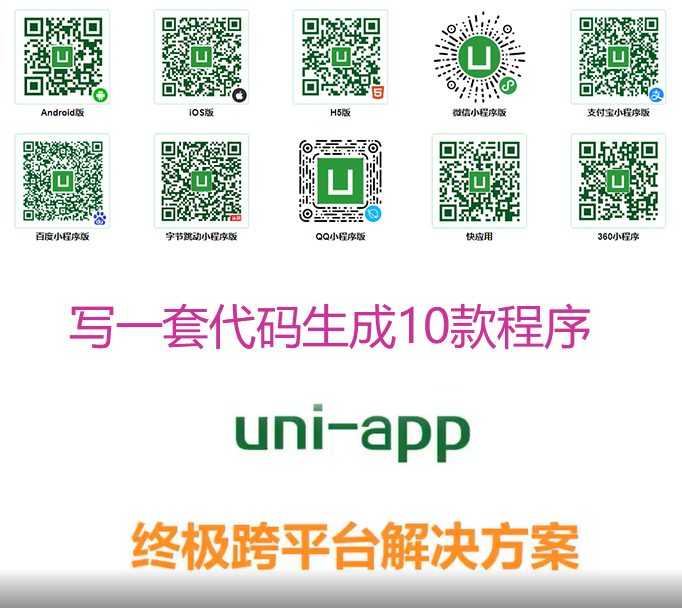 uniapp多端开发视频教程--2020年